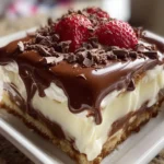 Layered Chocolate Cream Dessert First Image