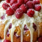 Raspberry Cake with White Chocolate First Image