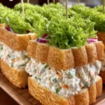 Creamy Chicken Salad Sandwiches First Image