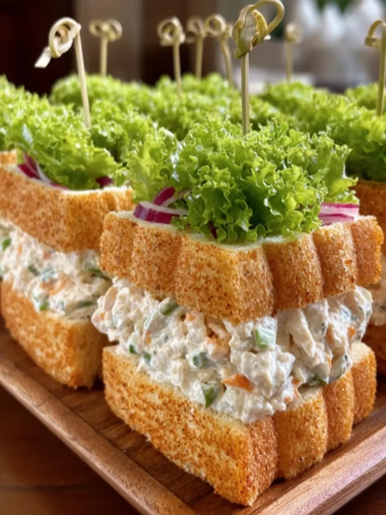Creamy Chicken Salad Sandwiches First Image