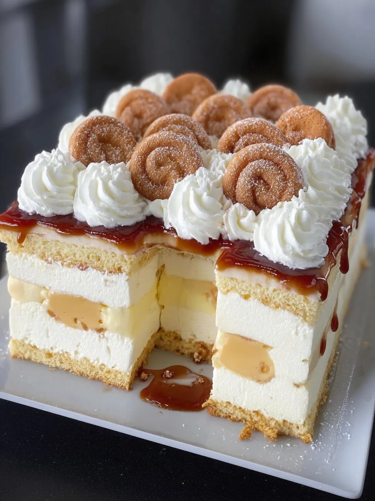 Layered Flan White Cake Delight First Image