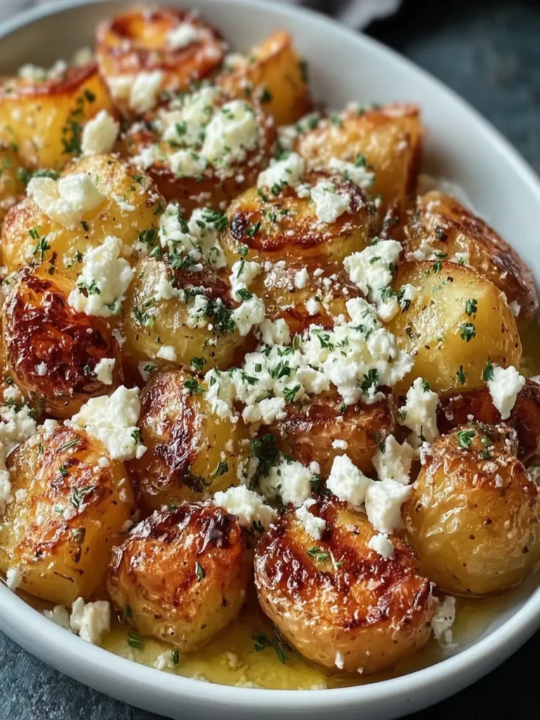 Roasted Potatoes with Feta Cheese First Image