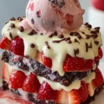 Strawberry Ice Cream Brownie Delight First Image