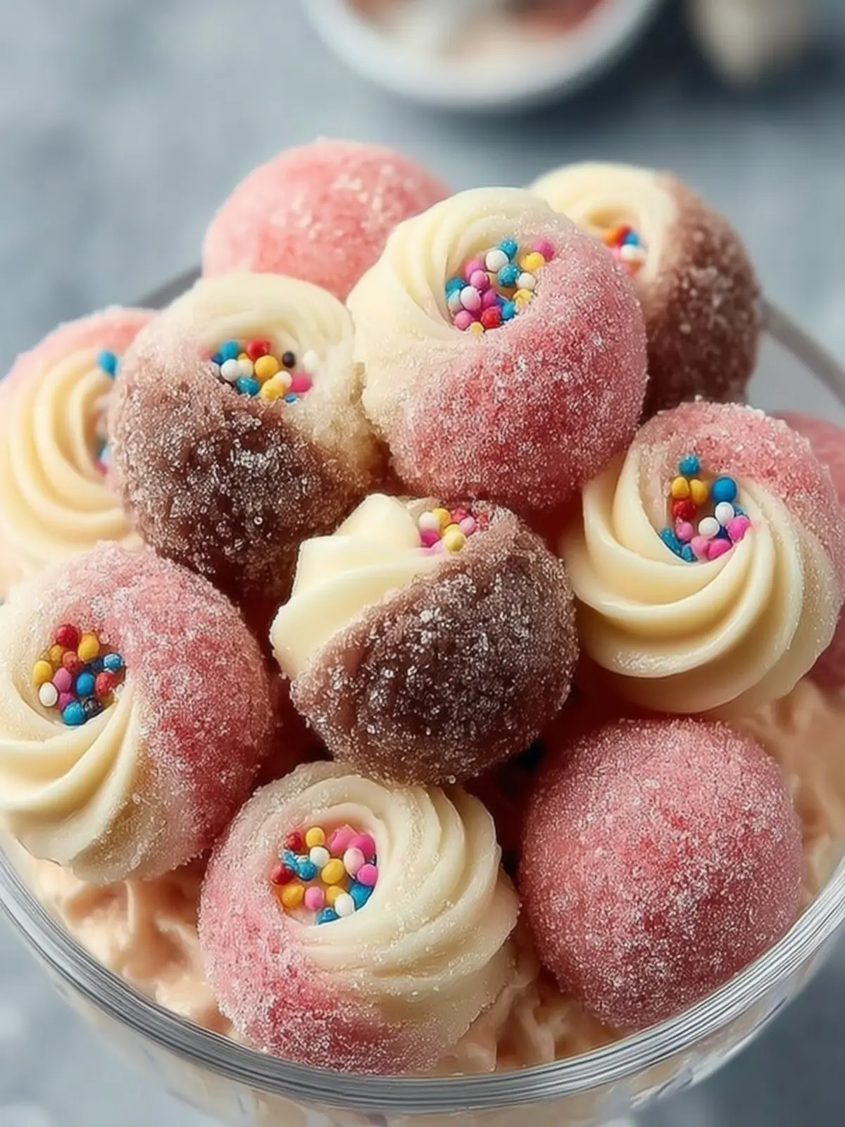 Colorful Tricolor Sweet Balls First Image