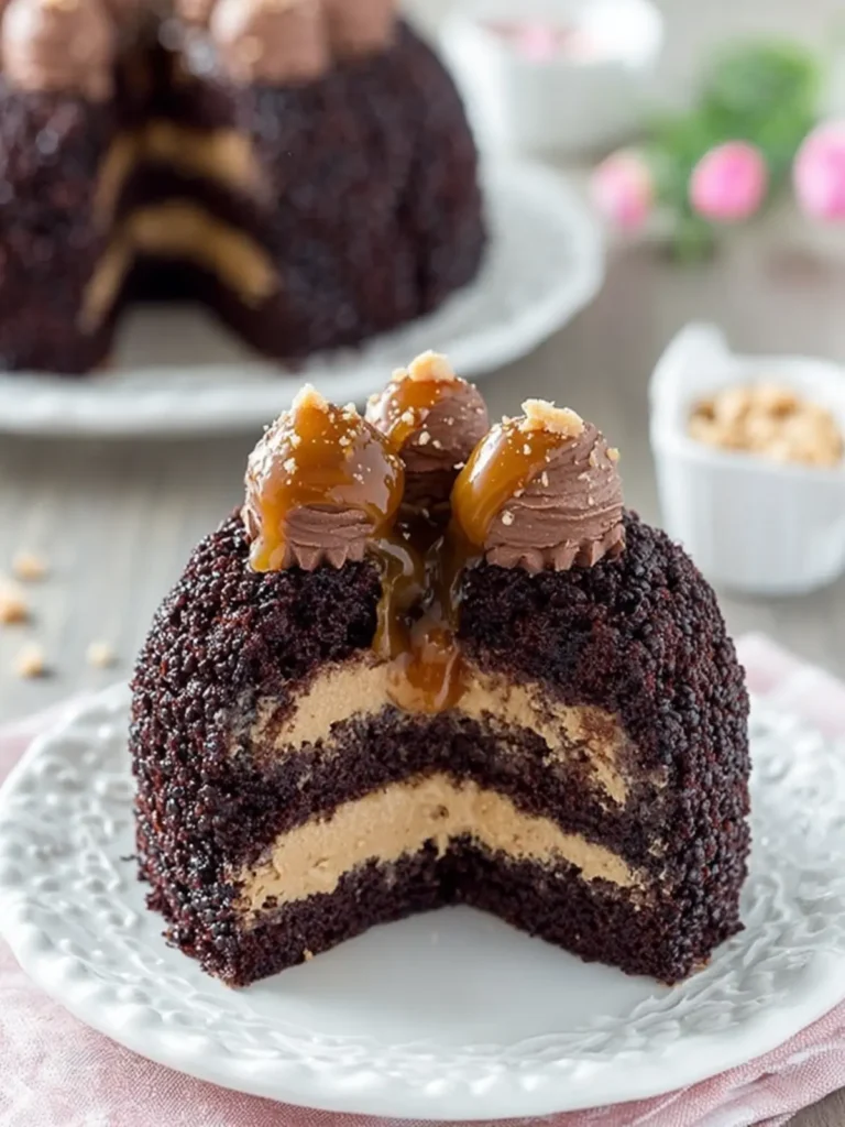 Decadent Chocolate Peanut Butter Cake First Image