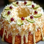Coconut Lime Festive Bundt Cake First Image