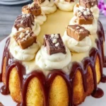 Vanilla Caramel Drizzle Cake First Image