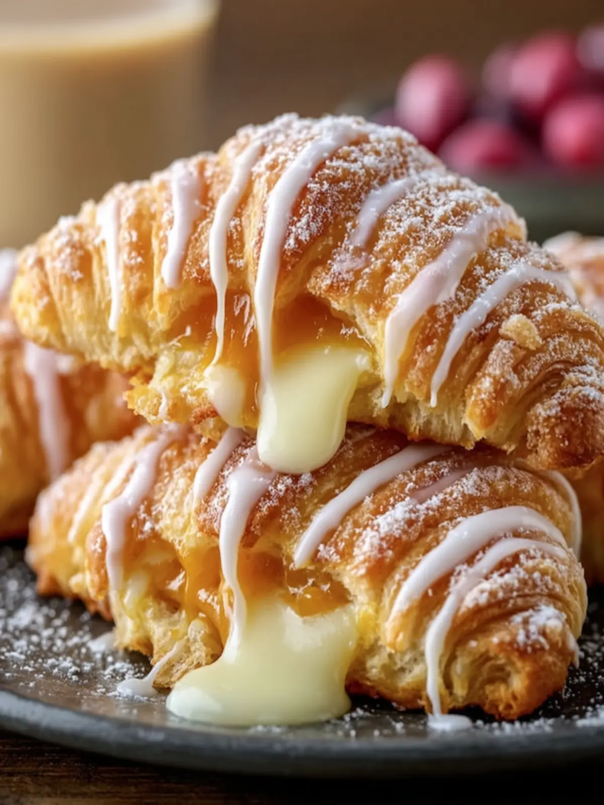Flaky Pumpkin-Filled Croissant Delight First Image
