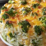 Cheesy Broccoli Rice Casserole First Image