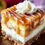 Creamy Caramel Apple Cheesecake Bars First Image