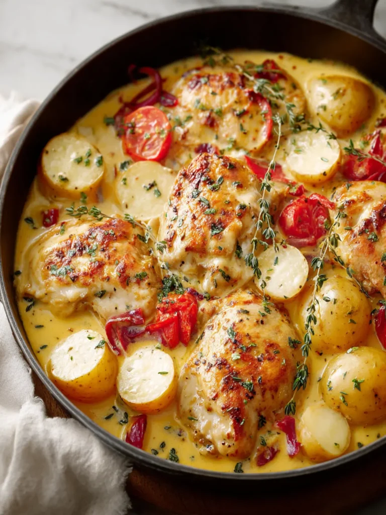 Betty’s Creamy Italian Chicken with Potatoes First Image