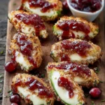 Cranberry Brie Jalapeño Poppers First Image