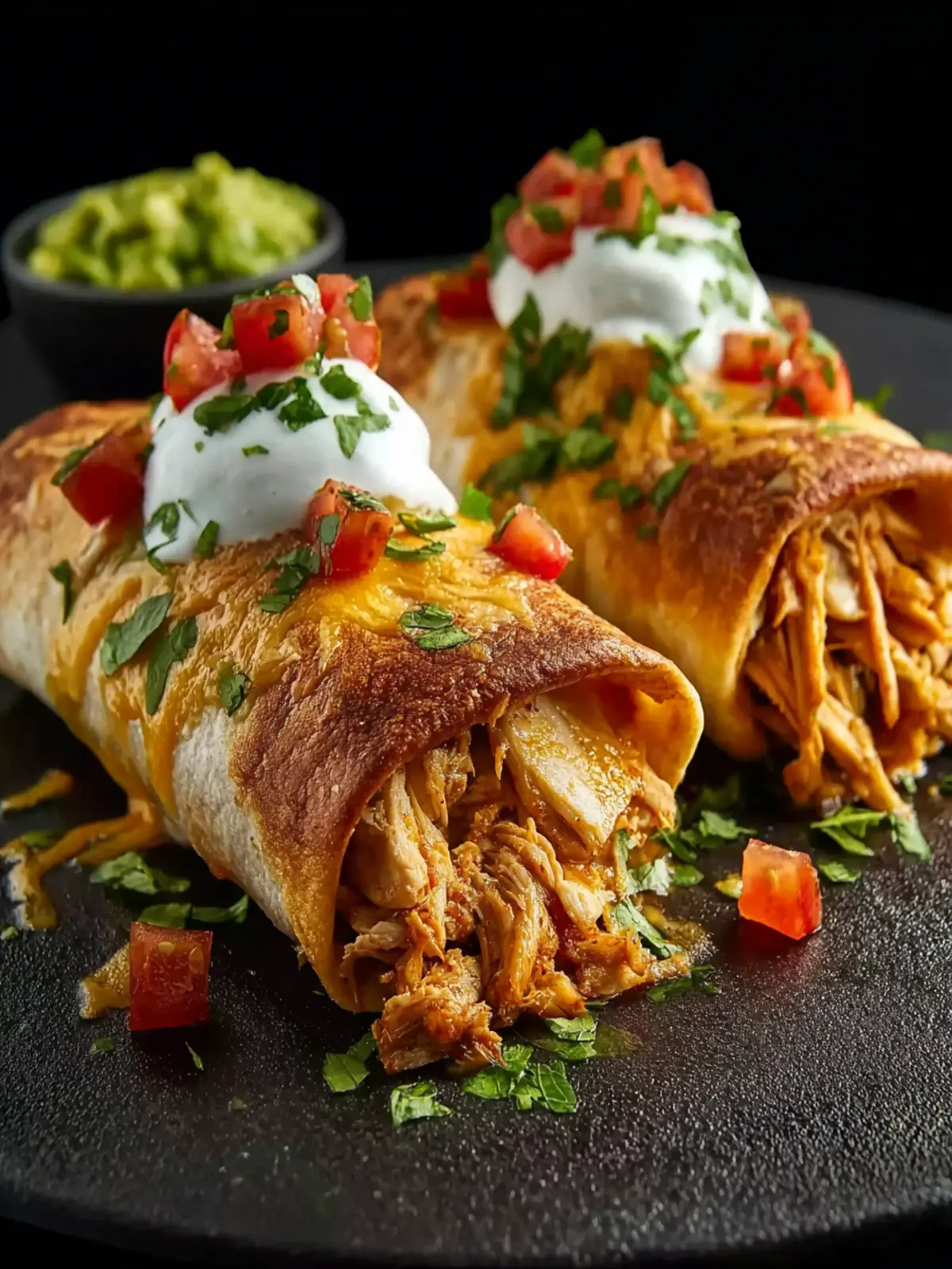 The Best Chicken Chimichangas First Image