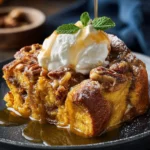 Irresistible Pumpkin Pecan Bread Pudding Recipe Delight First Image