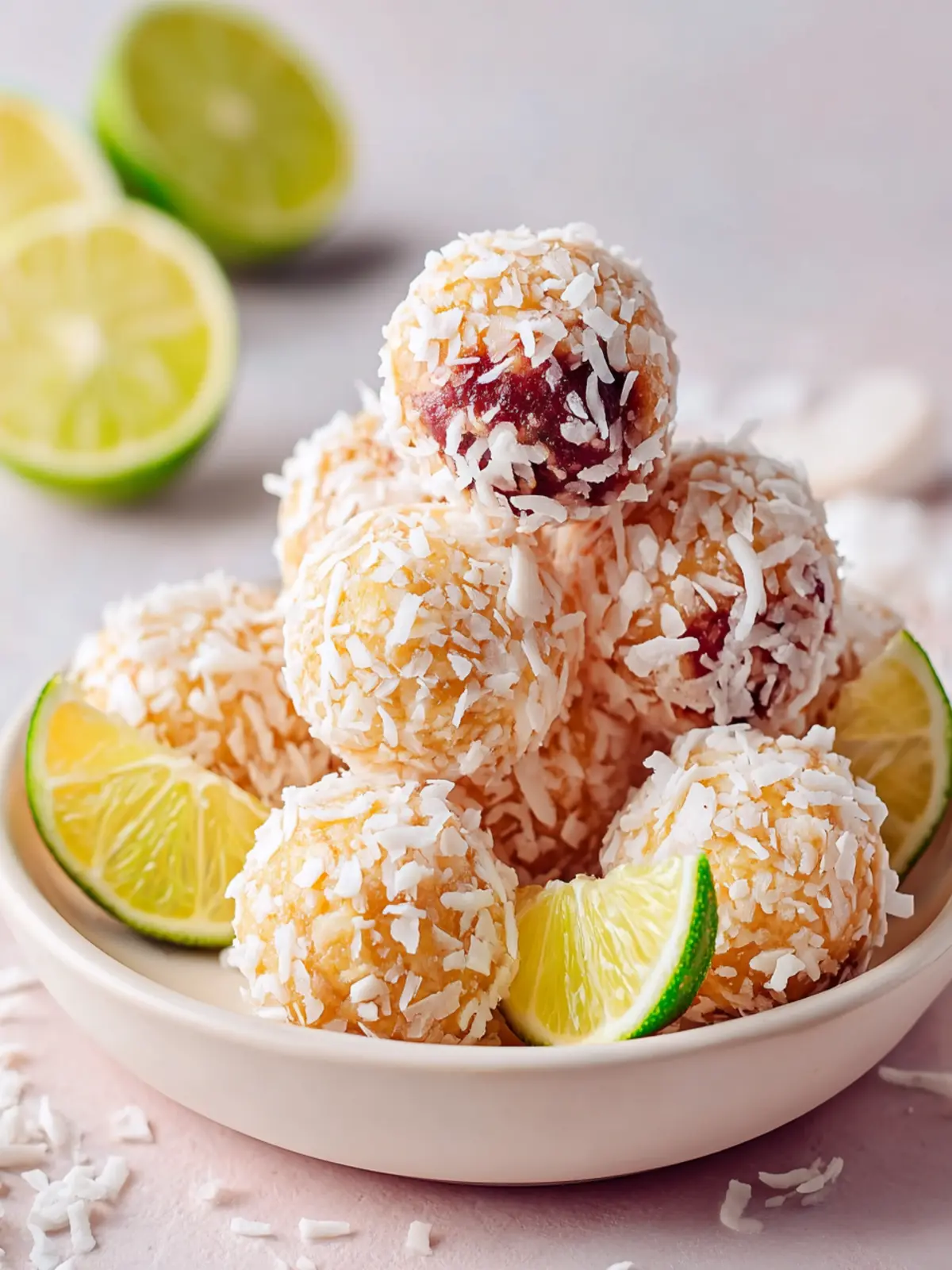 Irresistible No-Bake Coconut Lime Energy Bites Recipe First Image