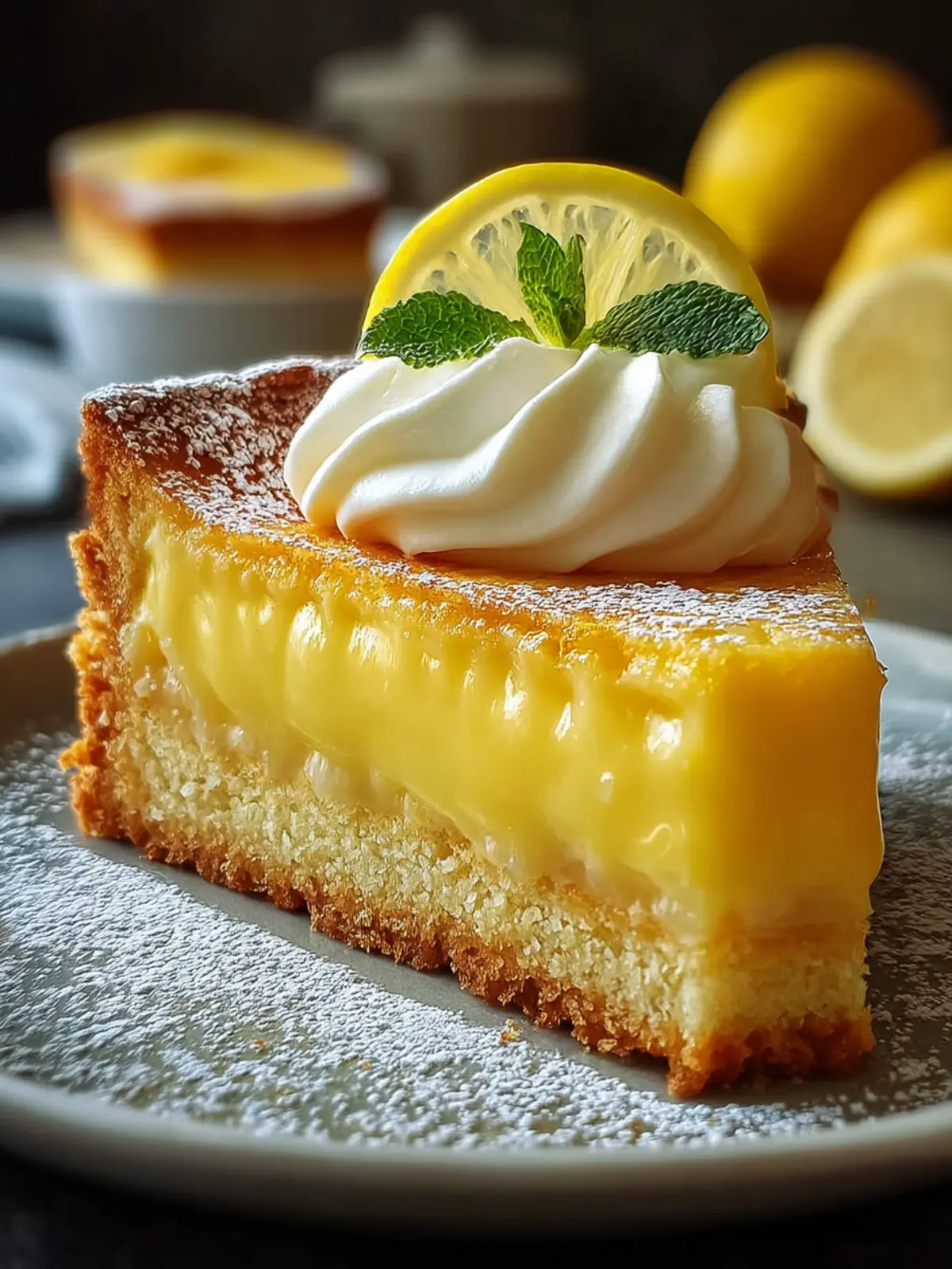 The Best Lemon Custard Cake: An Incredible Ultimate Recipe First Image