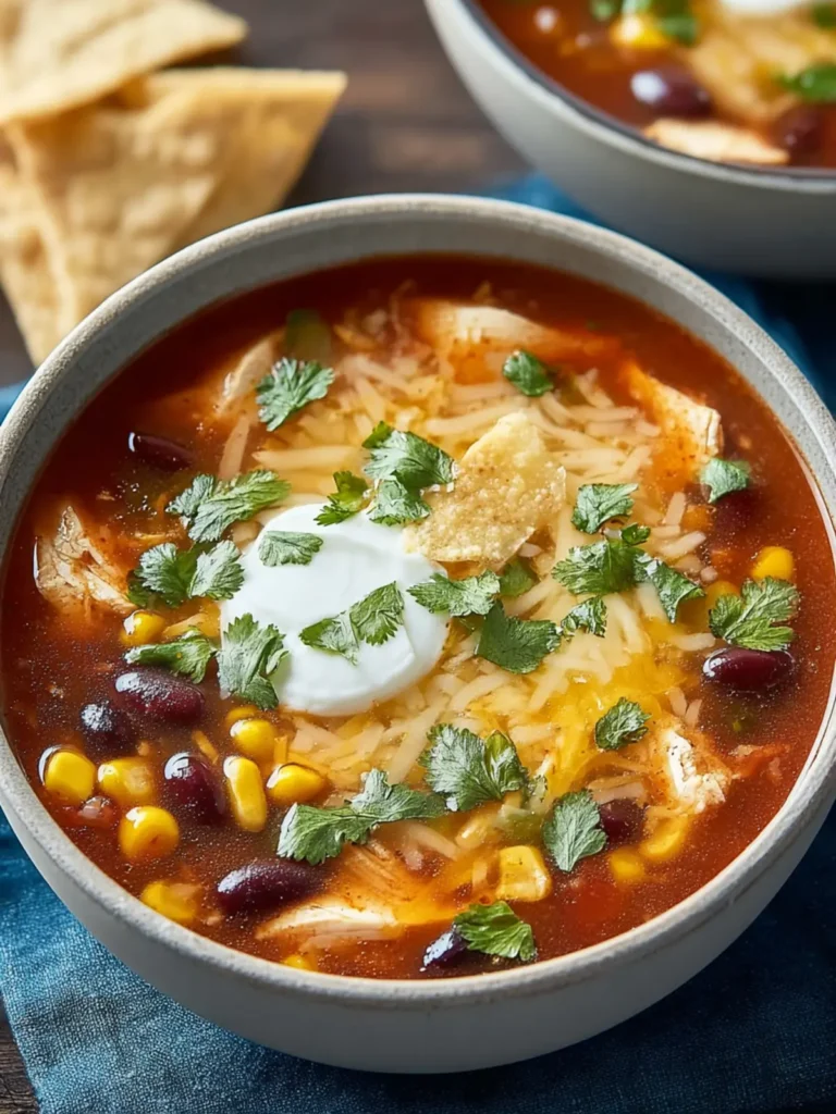 Easy Six Can Chicken Tortilla Soup for Cozy Nights First Image