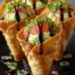 Sushi Wonton Cones: Quick, Customizable Fun for Your Table First Image