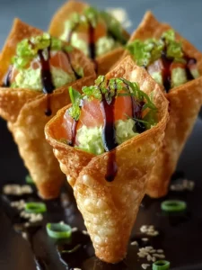 Sushi Wonton Cones: Quick, Customizable Fun for Your Table First Image