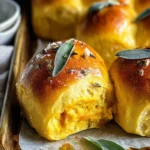 Irresistible Pumpkin Sage Dinner Rolls for Cozy Nights First Image
