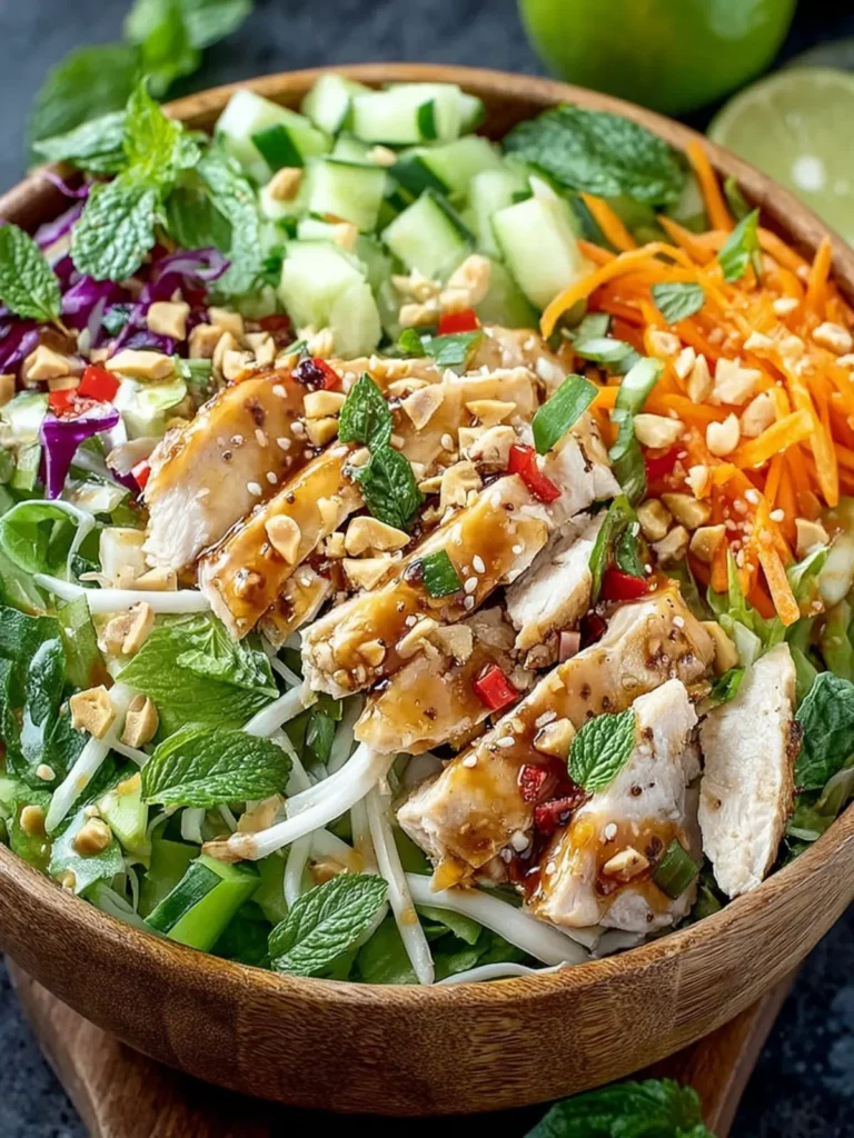 Irresistible Vietnamese Chicken Salad Recipe – Fresh & Zesty First Image