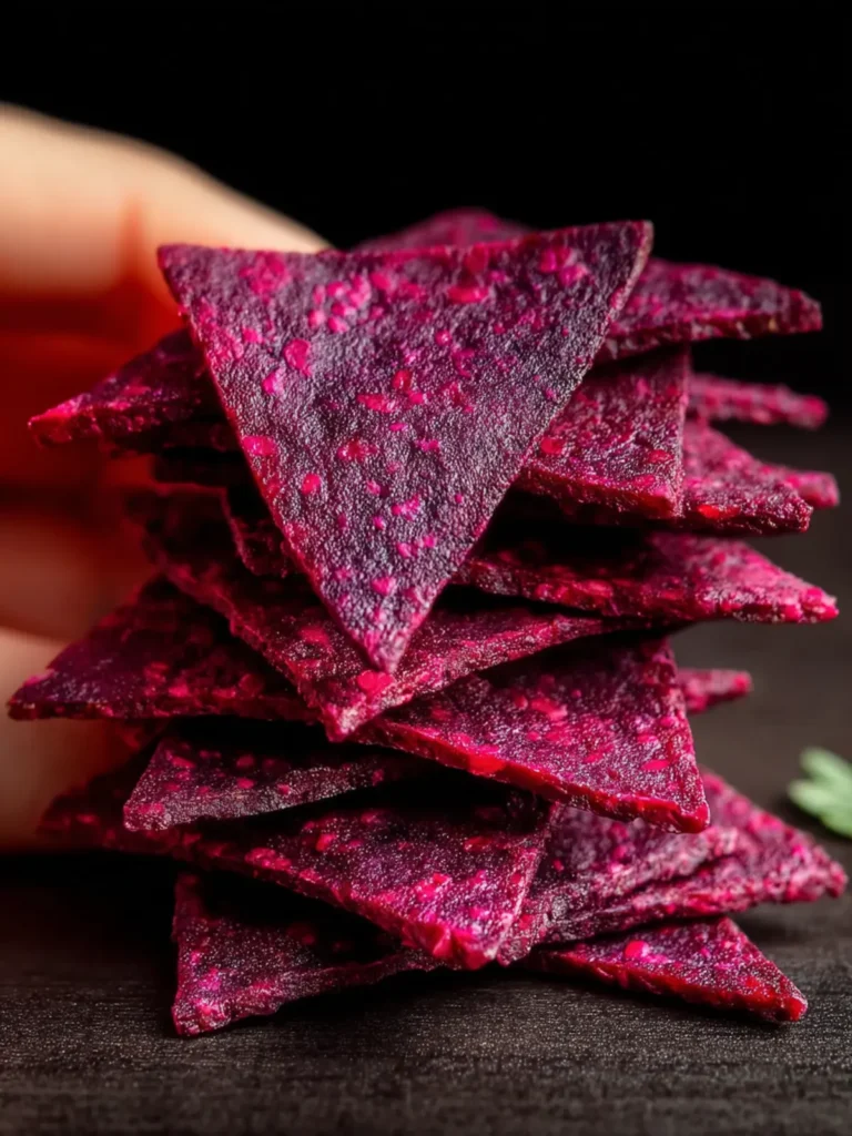 Gluten Free Beet Crackers First Image