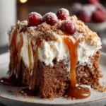 Gingerbread Poke Cake First Image