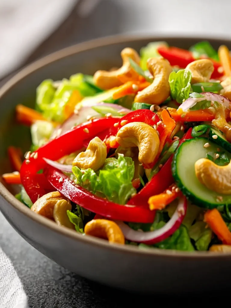 Cashew Crunch Salad Recipe First Image