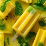 Pineapple Mint Popsicles Recipe First Image