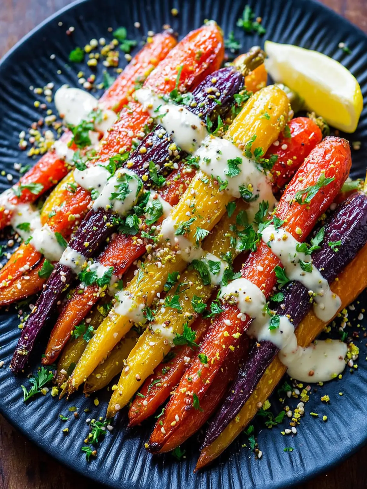 Best Roasted Carrots with Cumin Seed and Tahini Sauce First Image