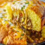 Skillet Turkey Cornbread Casserole First Image