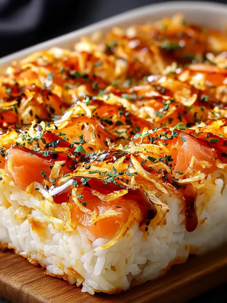 Irresistible Easy Sushi Bake: Comfort in Every Bite First Image