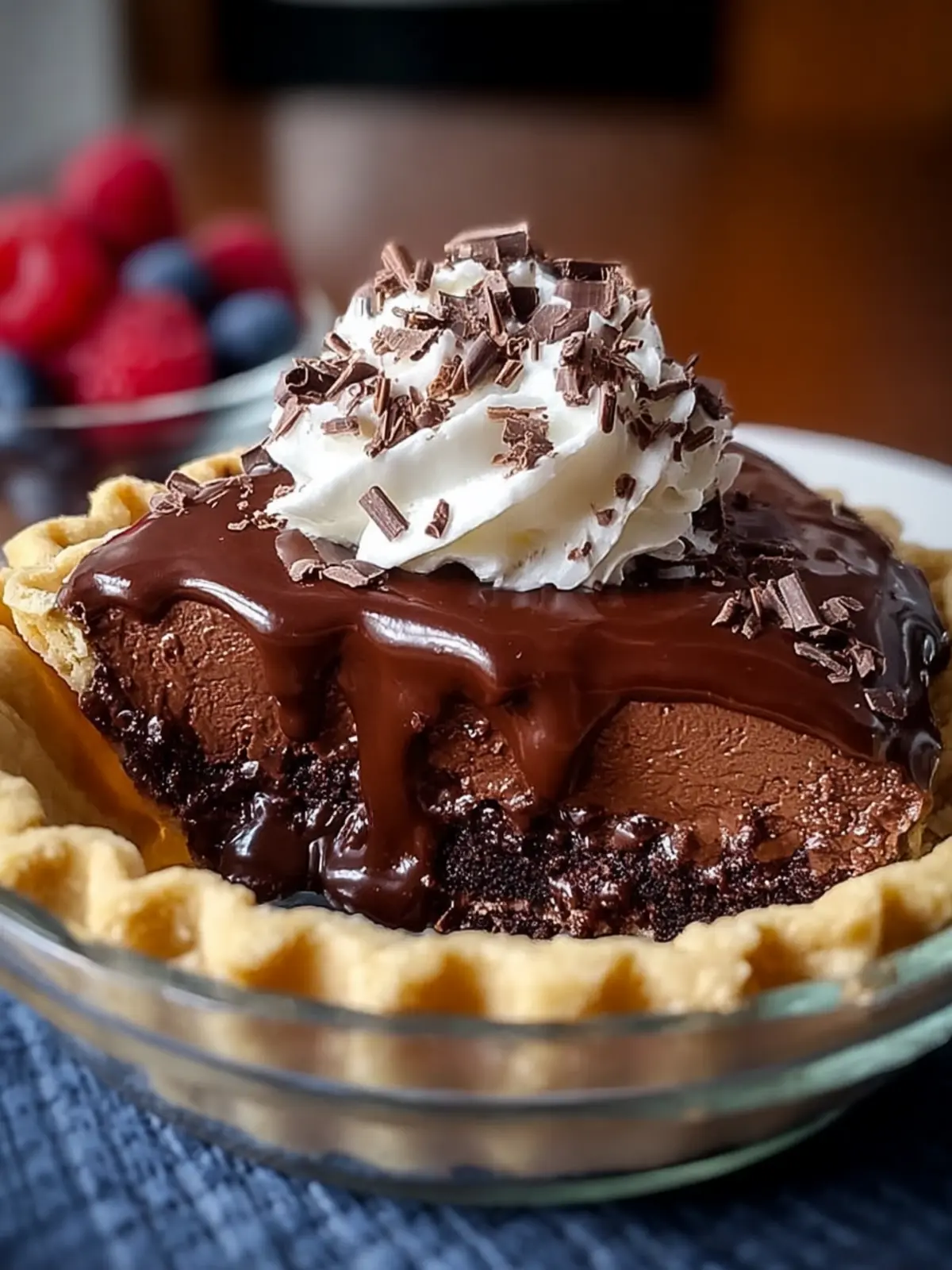 Old Fashioned Chocolate Pie First Image