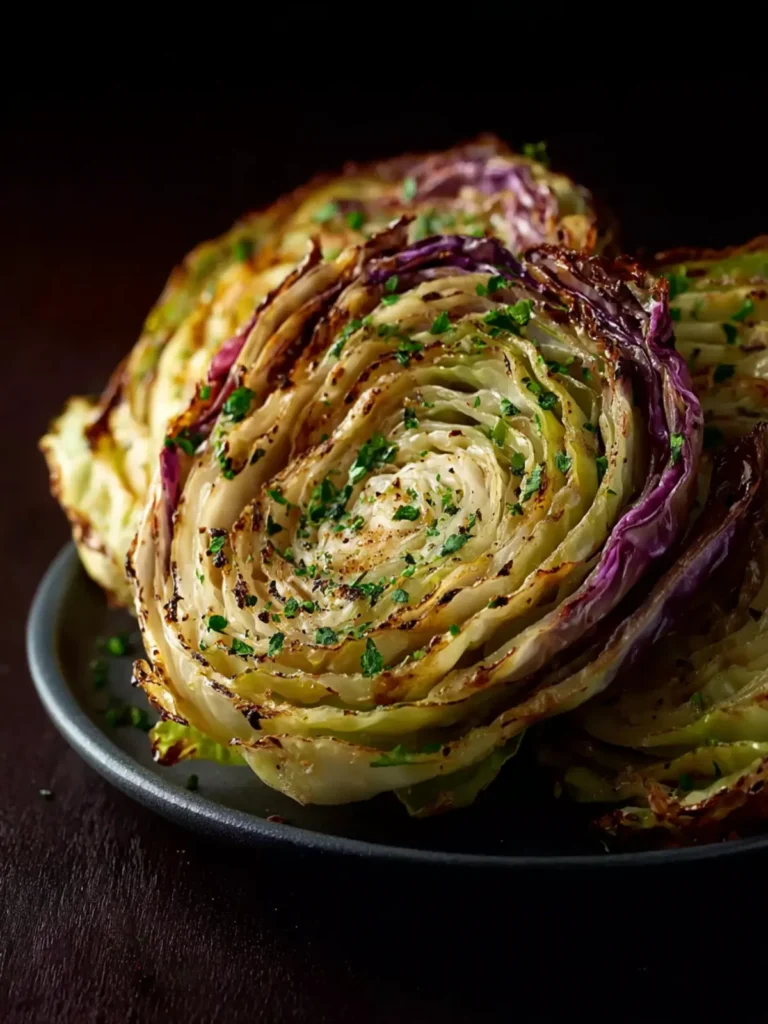 Easy Roasted Cabbage Steaks First Image