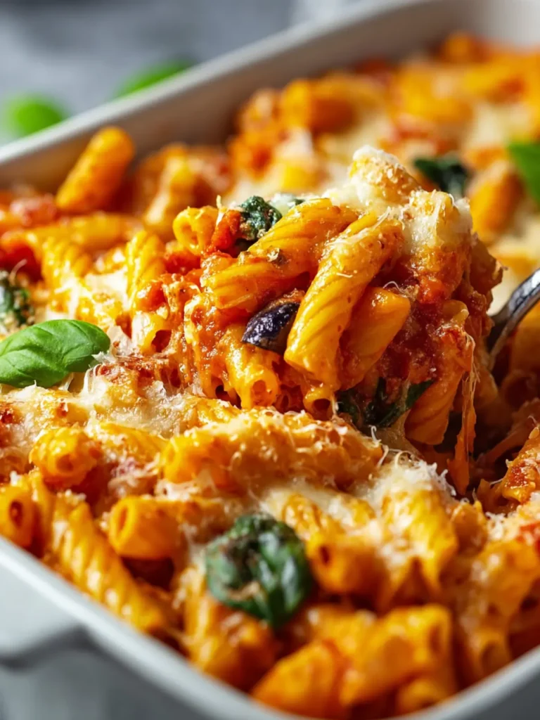 Vegan Pasta Bake Recipe First Image