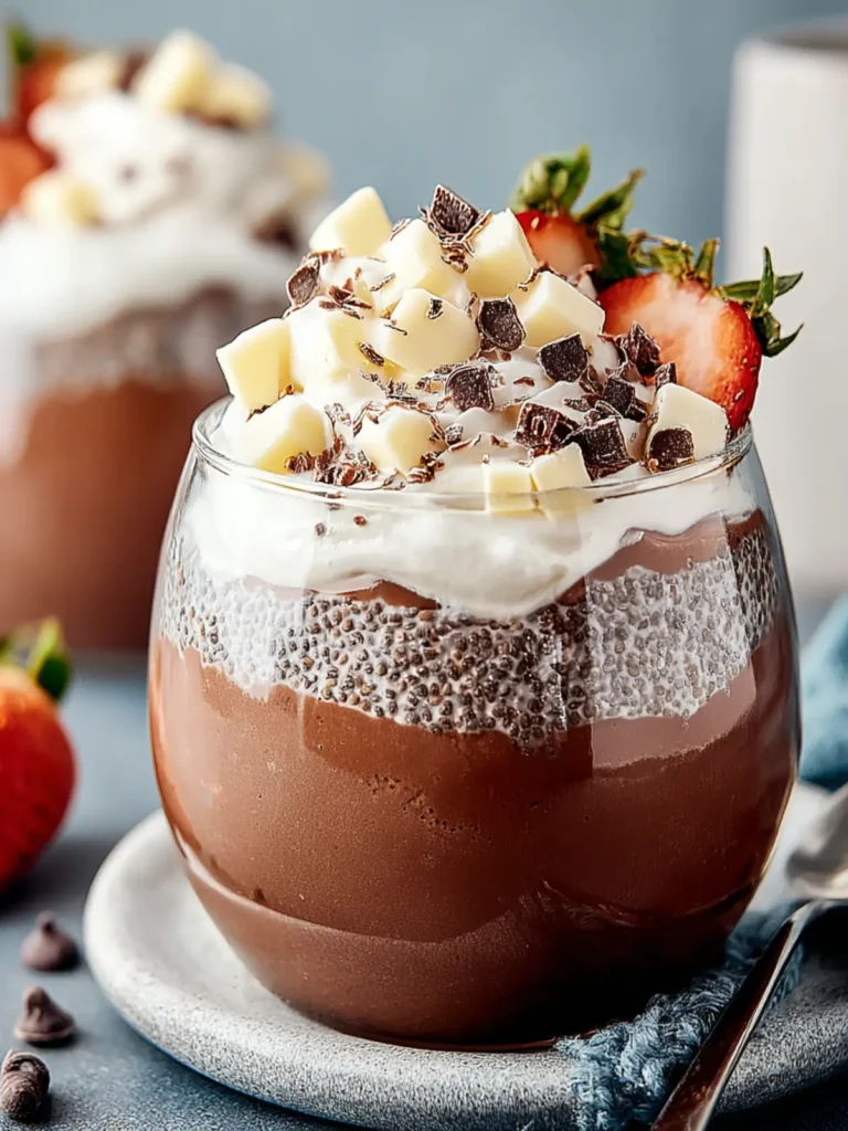 Indulge in Creamy Mocha Chia Pudding: A Healthy Treat First Image