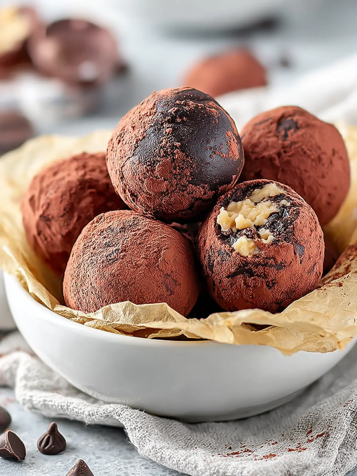 Indulge in Easy Avocado Chocolate Truffles Today! First Image