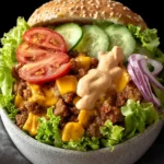 Easy Burger Bowl with Special Sauce (Big Mac Bowls) First Image