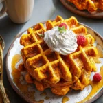 Irresistible Pumpkin Waffles: A Cozy Autumn Delight First Image