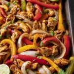 Sheet Pan Chicken Fajitas First Image