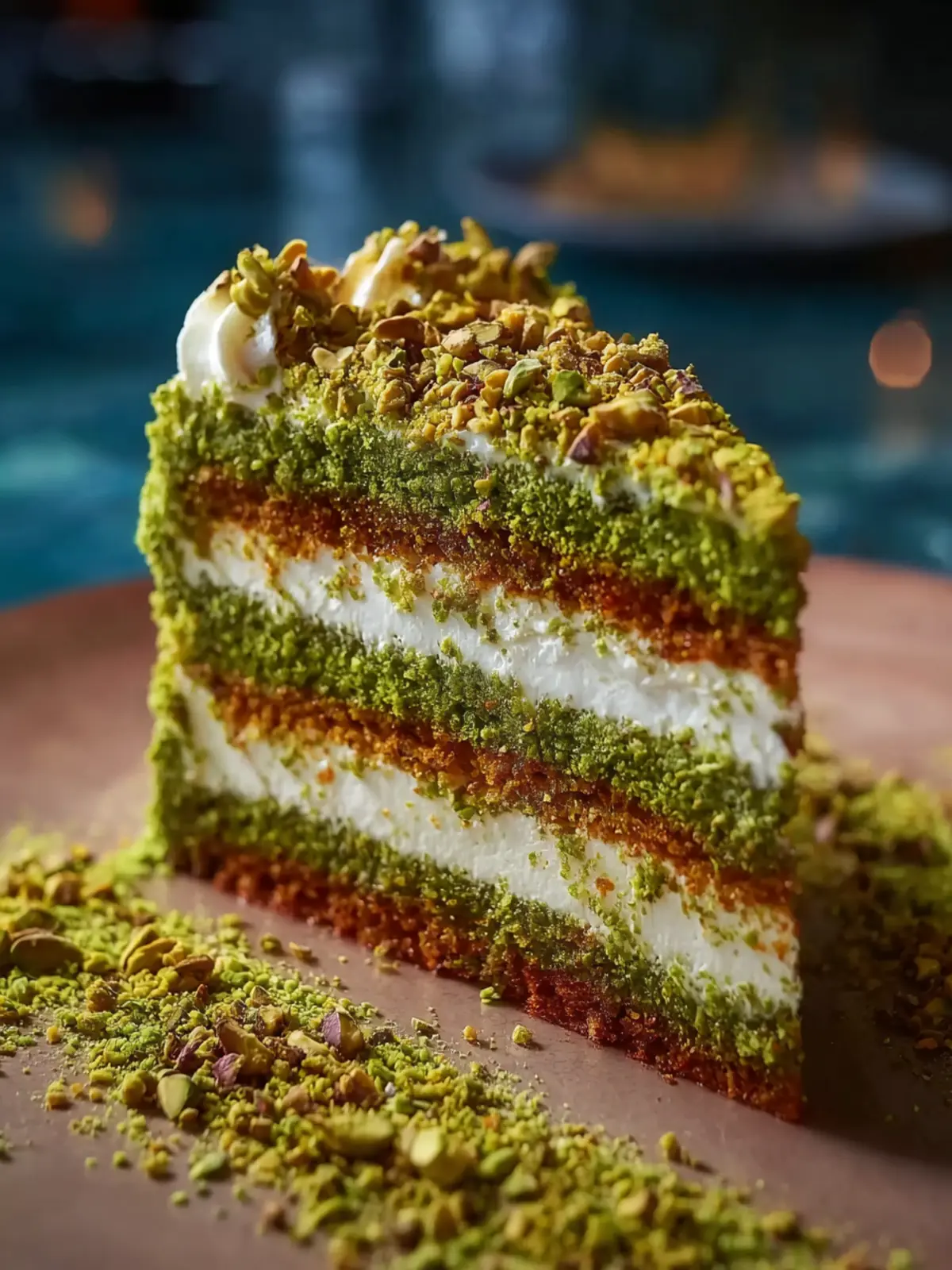 Pistachio Mascarpone Layer Cake First Image