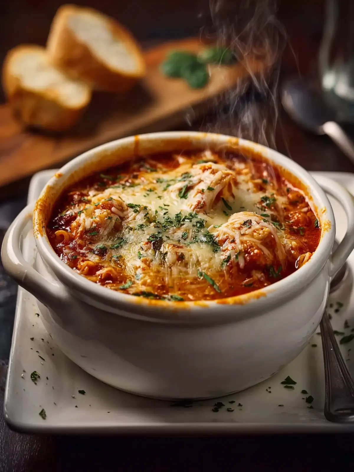 Crockpot Chicken Parmesan Soup: A Cozy Cheesy Comfort First Image