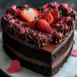 the Best Valentine Chocolate Cake Recipe First Image