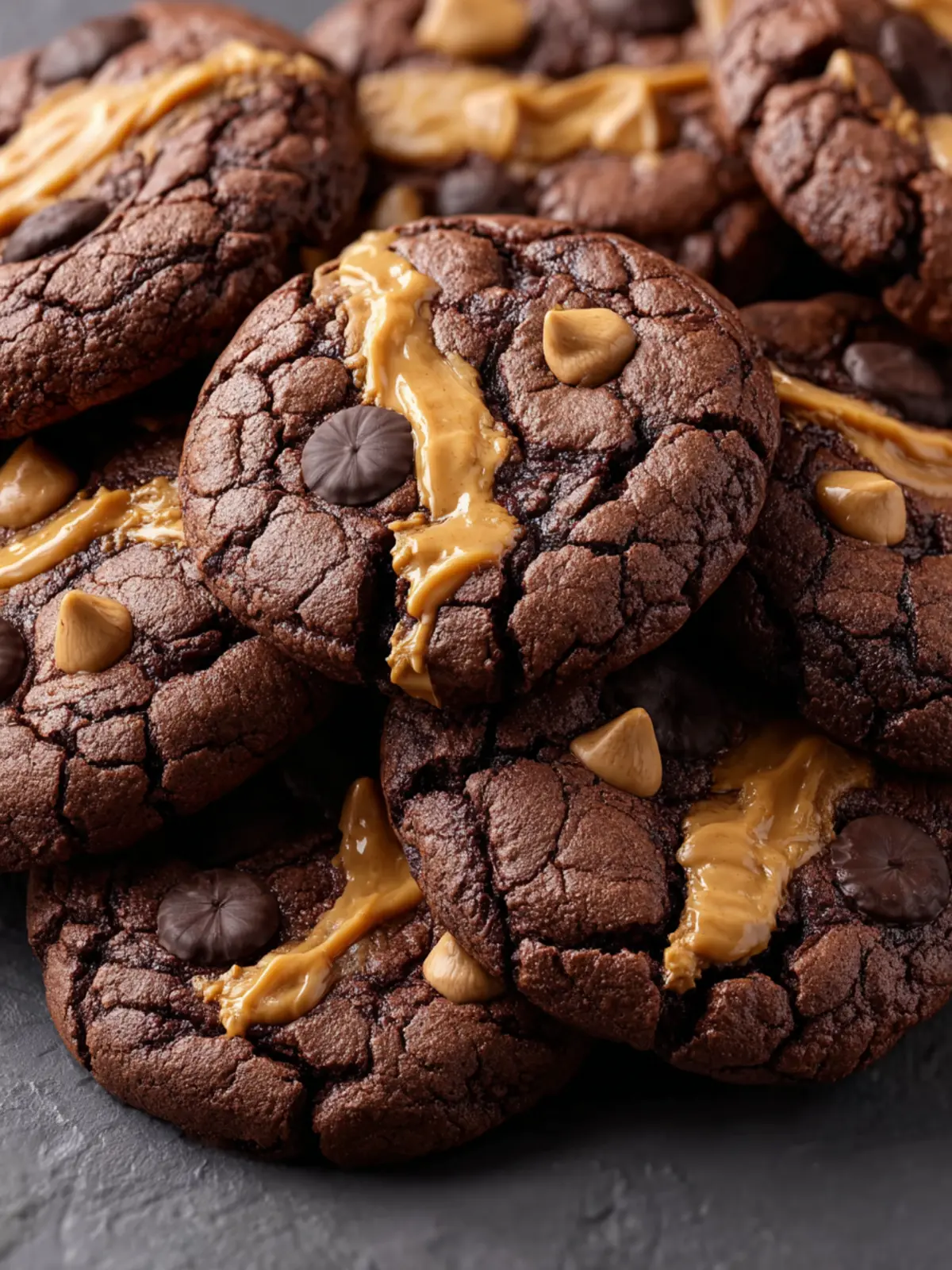 Peanut Butter Brownie Cookies First Image