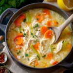 Chicken Lemon Rice Soup First Image