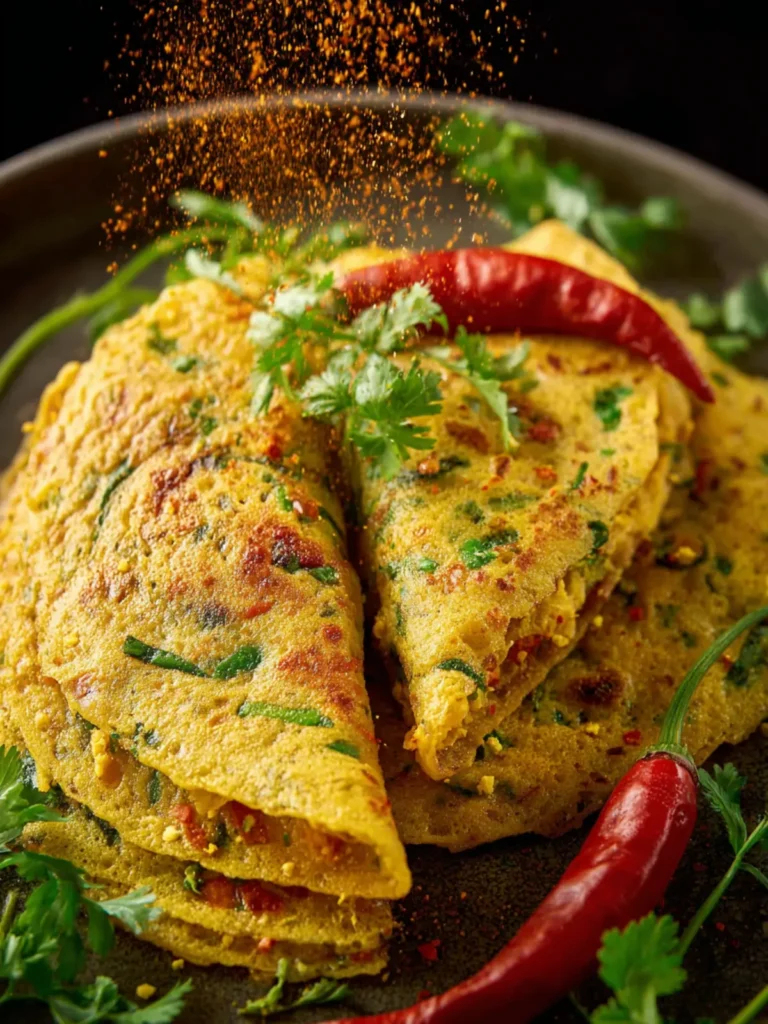 Besan Chilla First Image