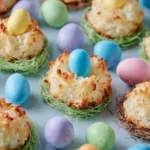 Coconut Macaroon Easter Nests First Image