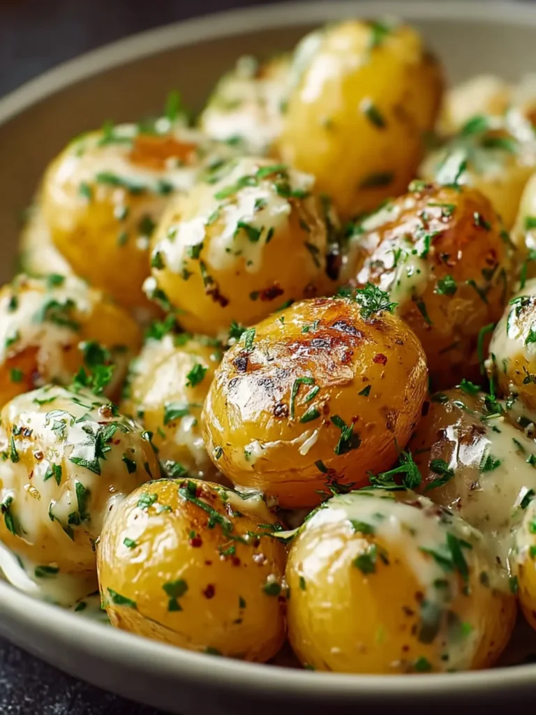 Creamy Garlic Sauce for Baby Potatoes First Image