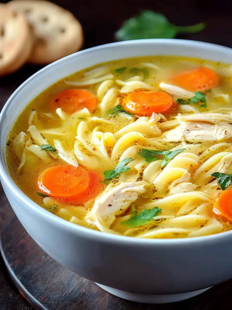 Gluten Free Homemade Chicken Noodle Soup First Image