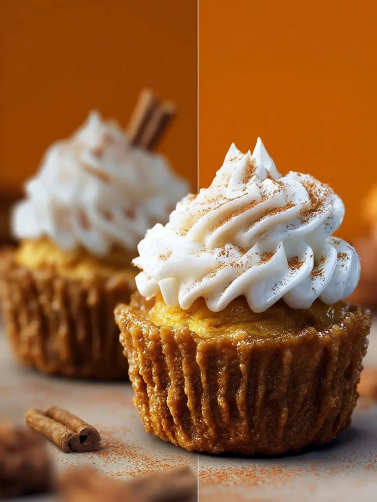 Impossible Pumpkin Pie Cupcakes First Image